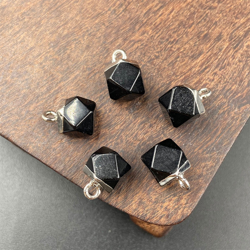 Faceted Cube Pendnat