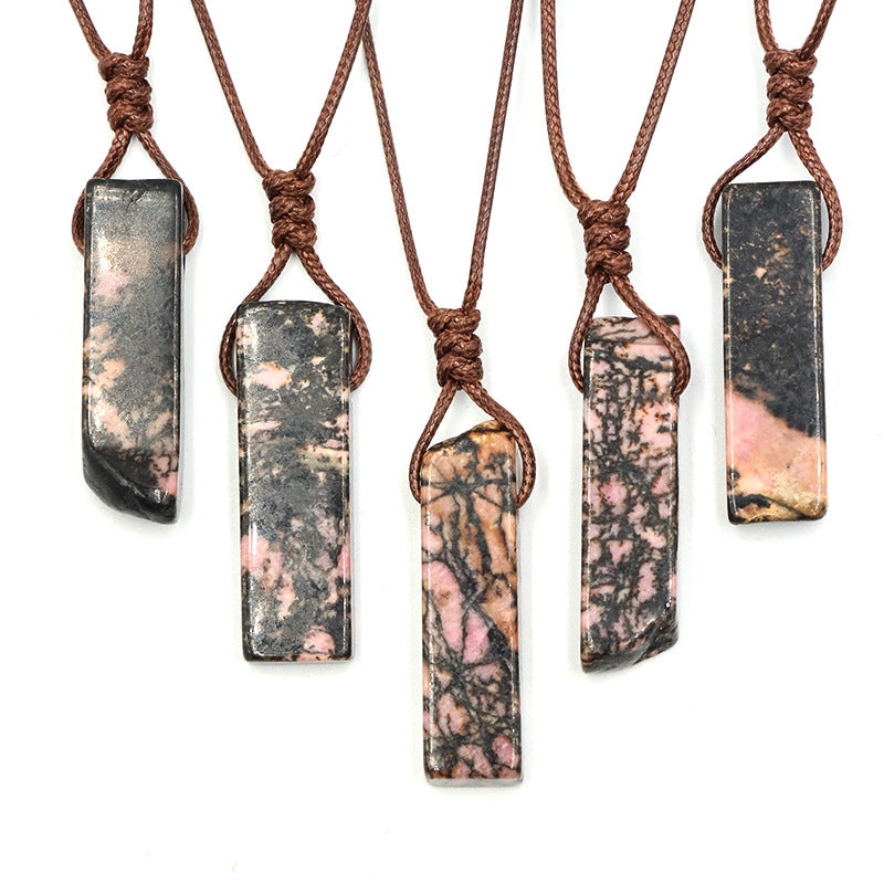 Natural Crystal Slab Necklace