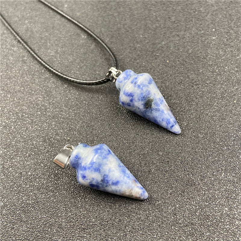 Crystal Conical Pendant