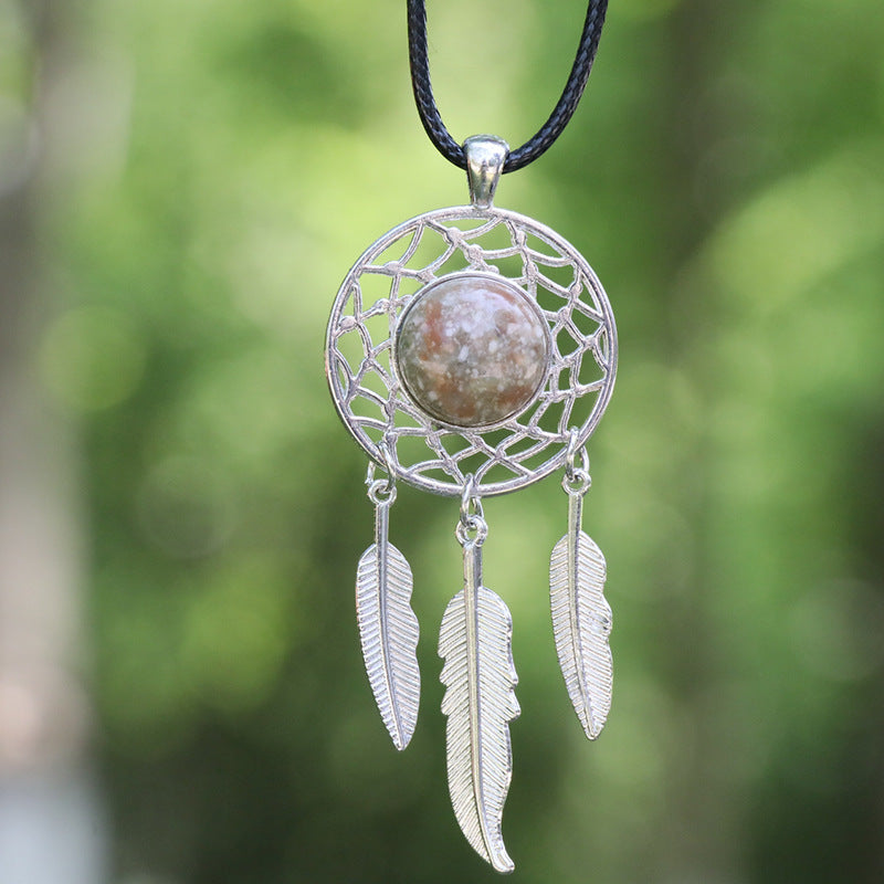 Crystal Dream Catcher Pendant