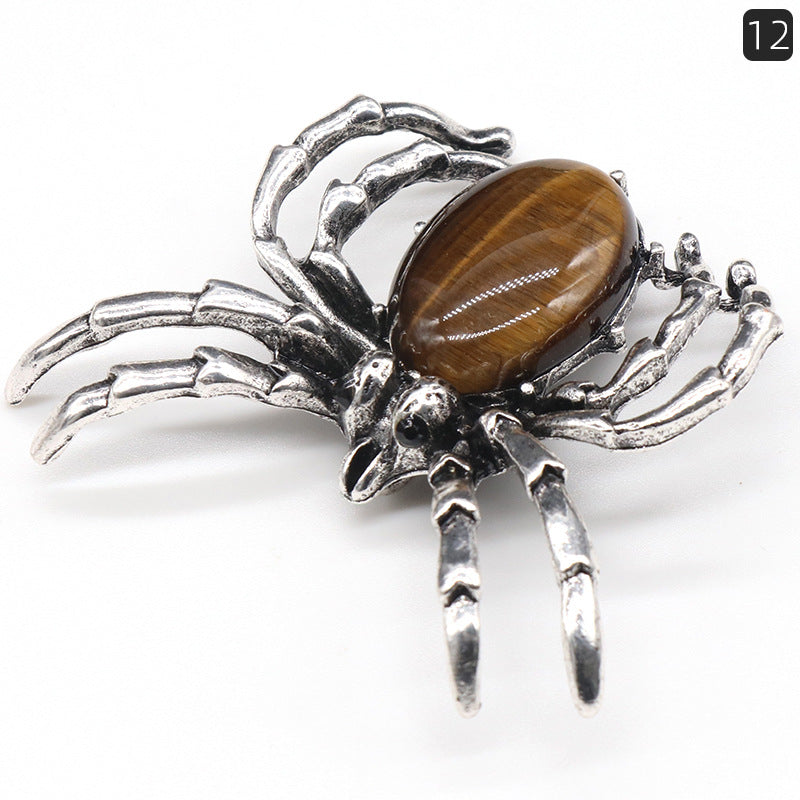 Crystal Spider Brooch & Pendant