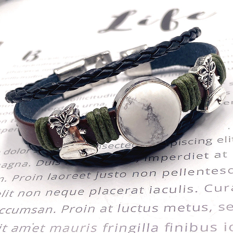 Crystal Leather Bracelet