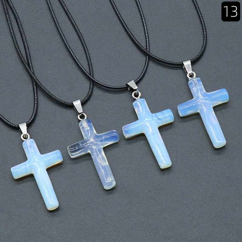 Crystal Cross Necklace