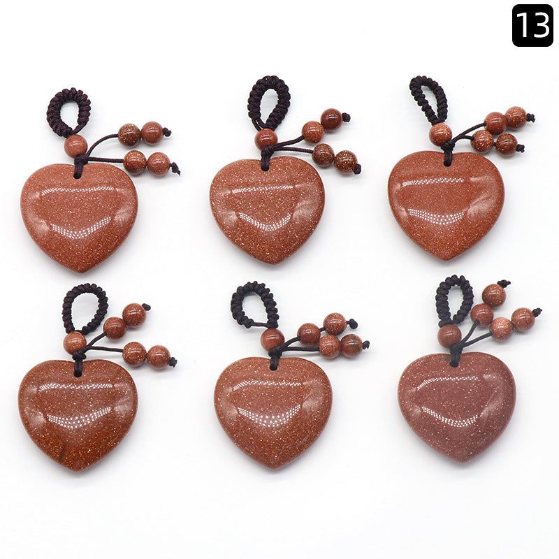 Heart Stone Keychain Hanger