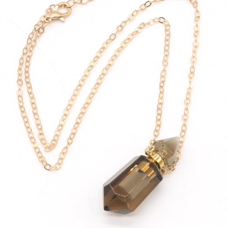 Crystal Perfume Bottle Pendant