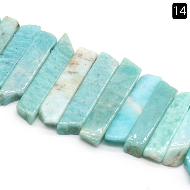 Natural Crystal Loose Sliced Slab 40CM/Strand