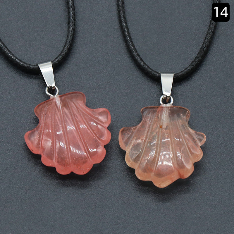 Crystal Shell Necklace