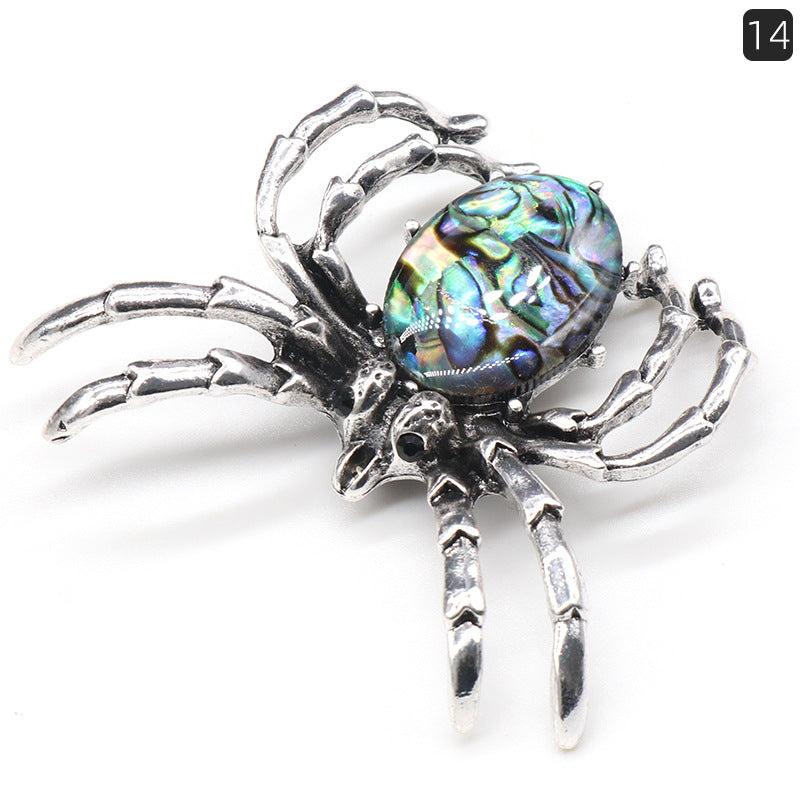 Crystal Spider Brooch & Pendant