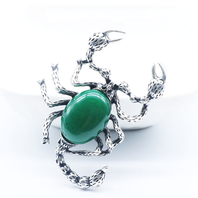 Crystal Scorpion Brooch & Pendant