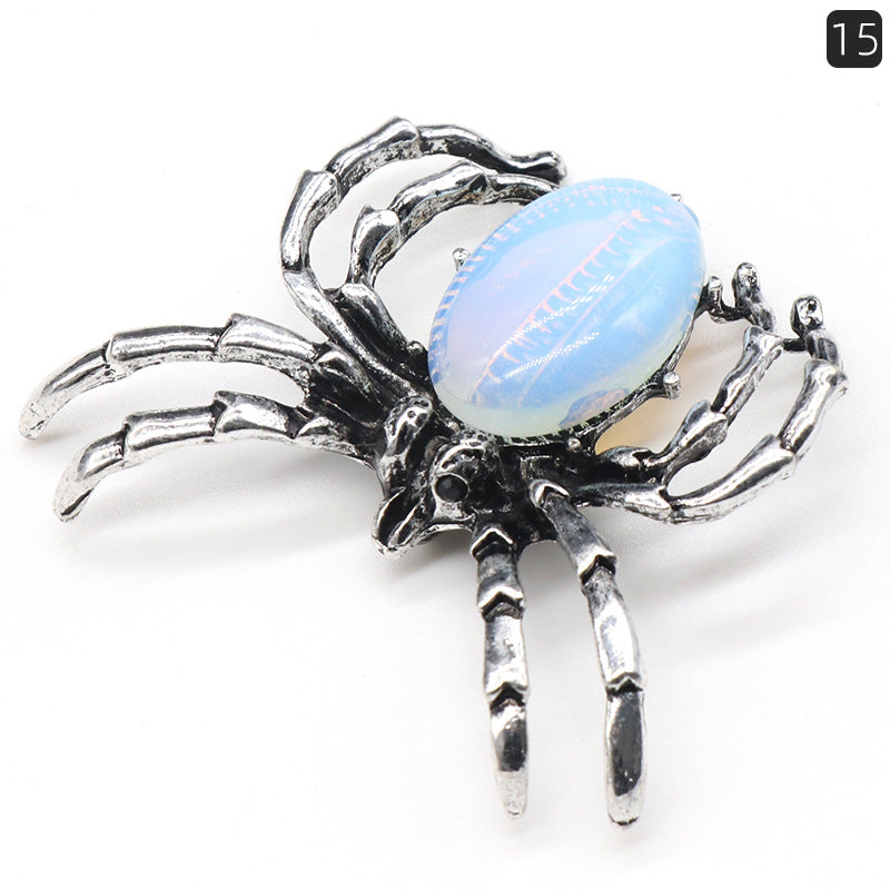 Crystal Spider Brooch & Pendant