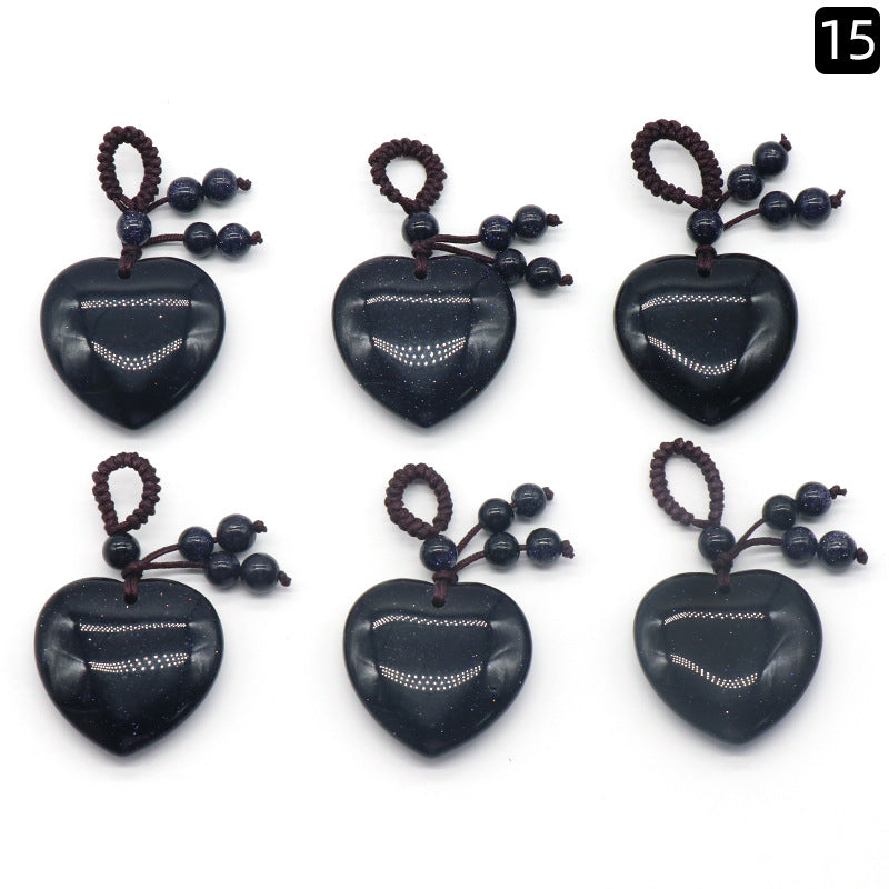 Heart Stone Keychain Hanger