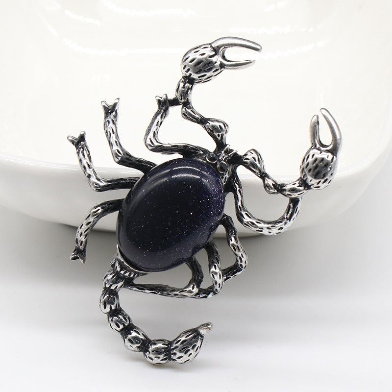 Crystal Scorpion Brooch & Pendant