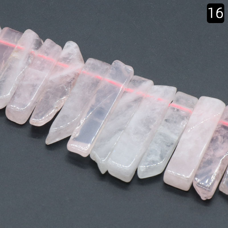 Natural Crystal Loose Sliced Slab 40CM/Strand