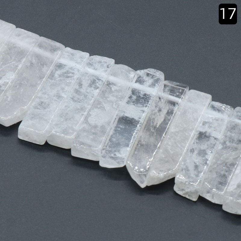 Natural Crystal Loose Sliced Slab 40CM/Strand