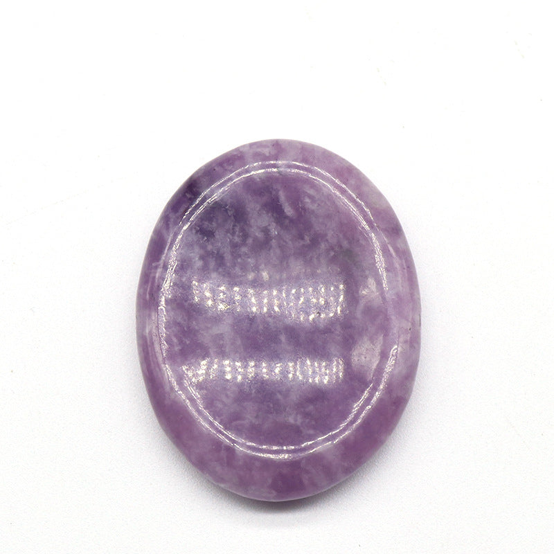 Oval Crystal Worry Stone