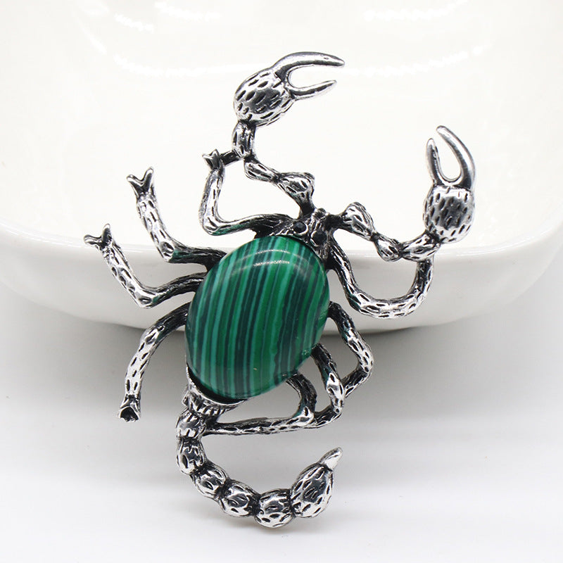 Crystal Scorpion Brooch & Pendant