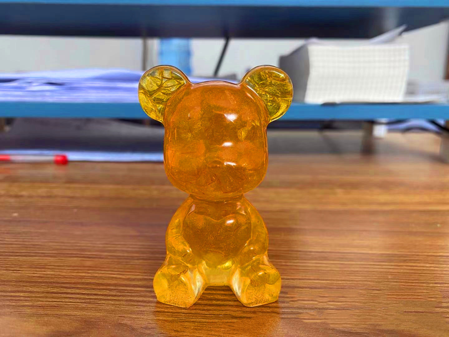 Resin Heart Bear