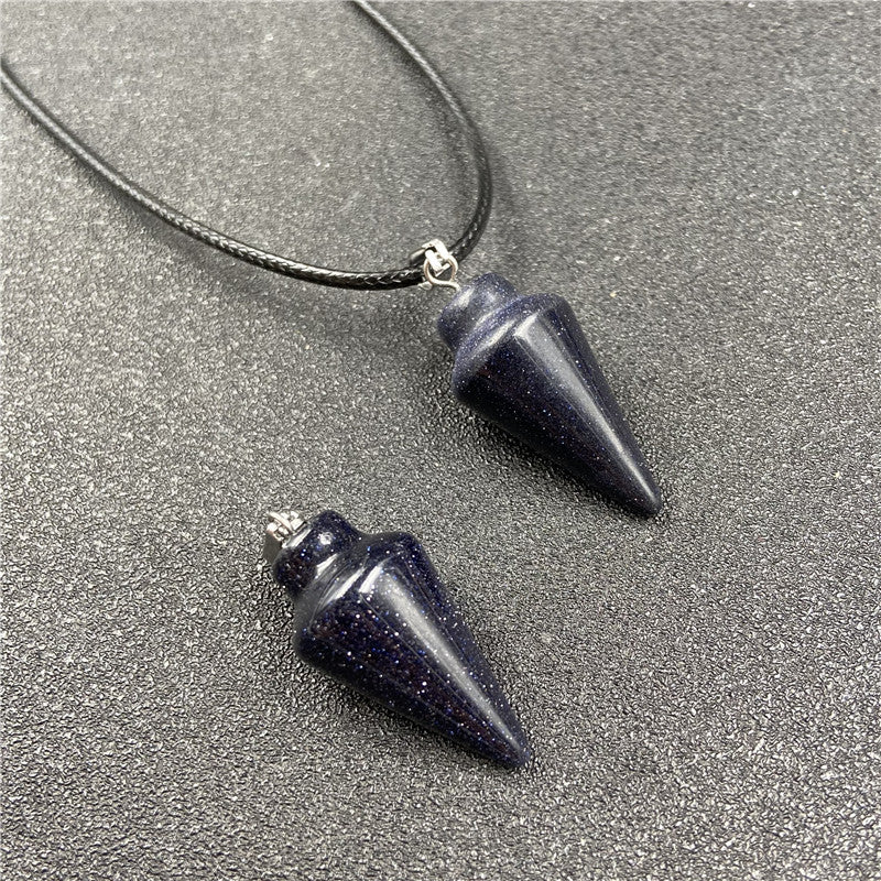 Crystal Conical Pendant