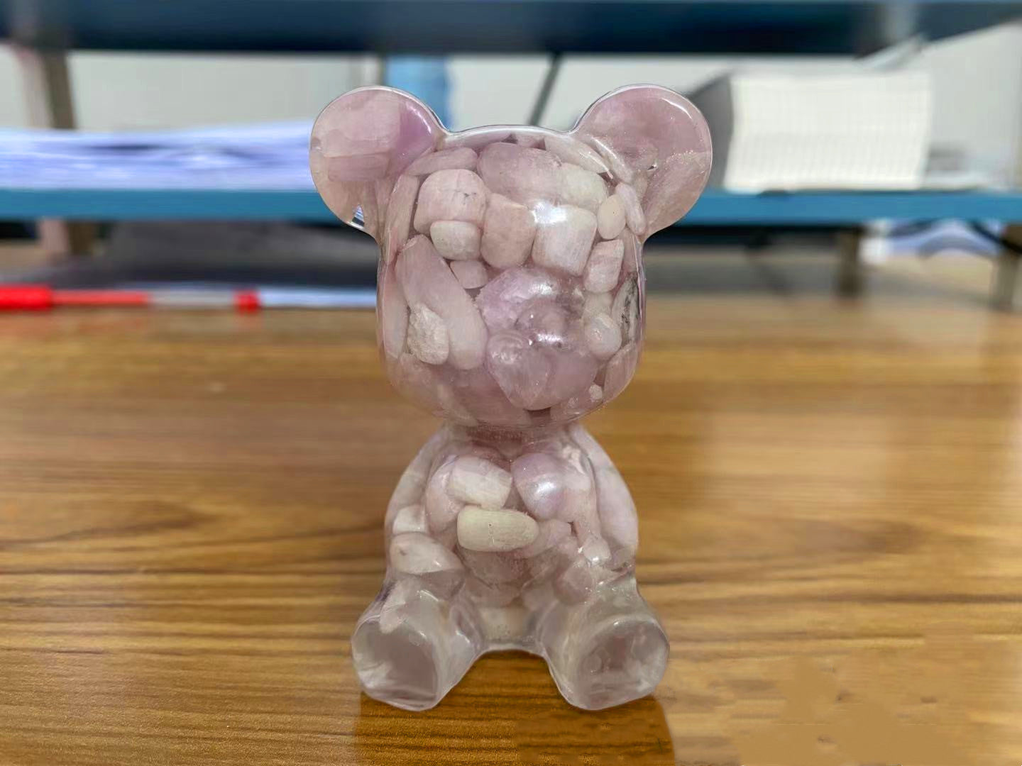 Resin Heart Bear