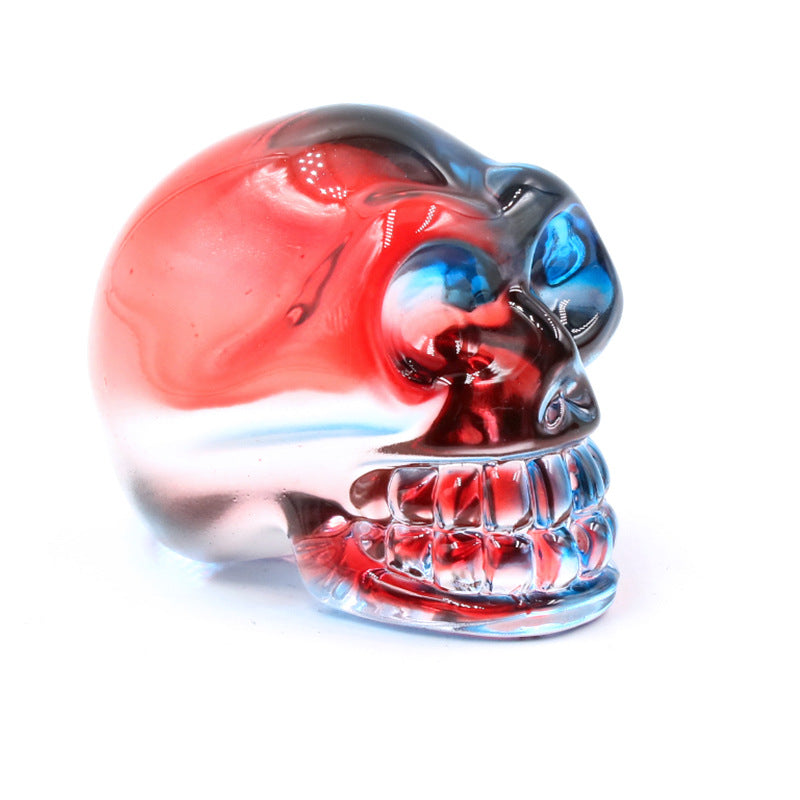 Colorful Melted Skull