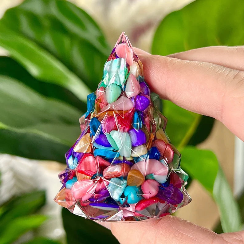 Resin Crystal Pine Tree