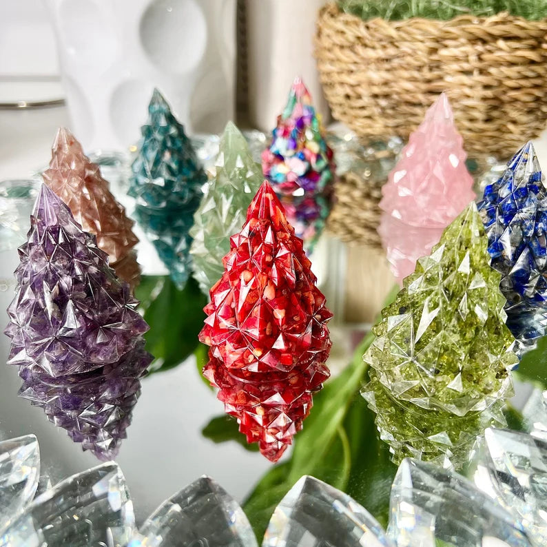 Resin Crystal Pine Tree